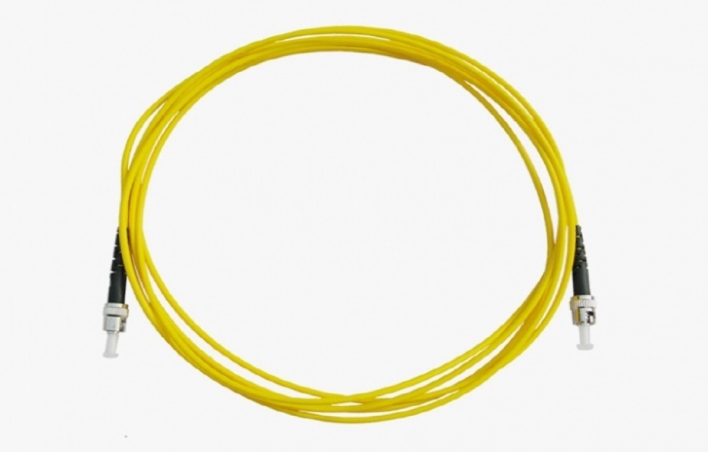 SC(APC)-SC(APC) simplex 3мм, SM оптический патч-корд 1м